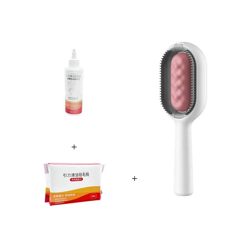 Gravity Hair Removal With Water Injection Cleaning Comb