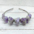 Gem Wedding Quartz Crown Hairband Gift Jewelry