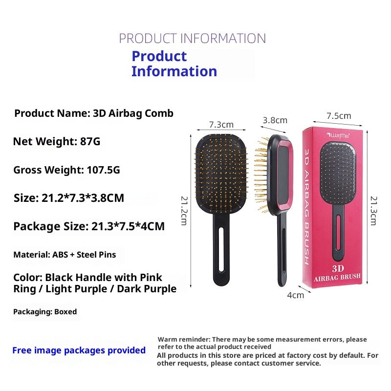 3D Air Cushion Comb Women's High-end Gift Box