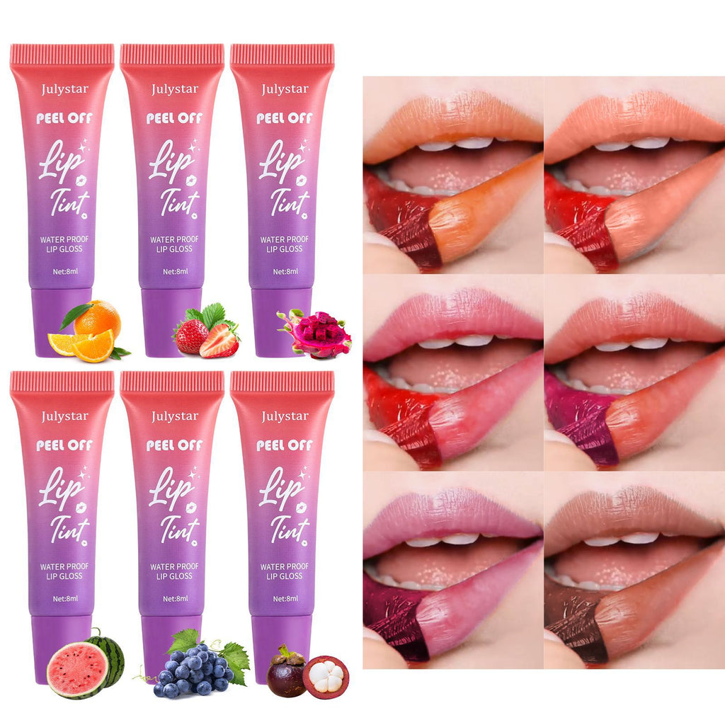 Makeup Fruit Flavor Tear And Pull Lip Lacquer Matte Finish