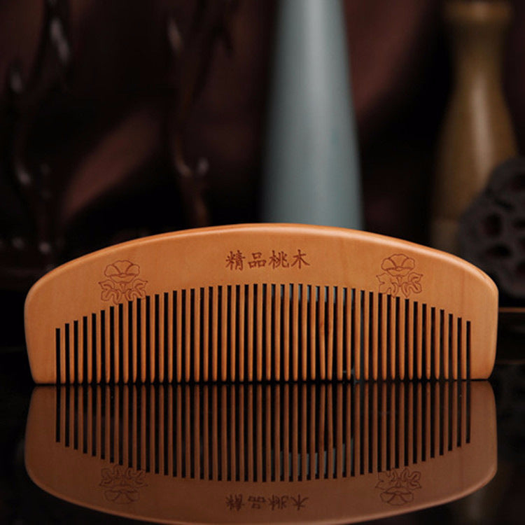 Natural Wood Comb Household Portable Anti-small Electrostatic Massage Hair Comb Long Hair Smooth Comb