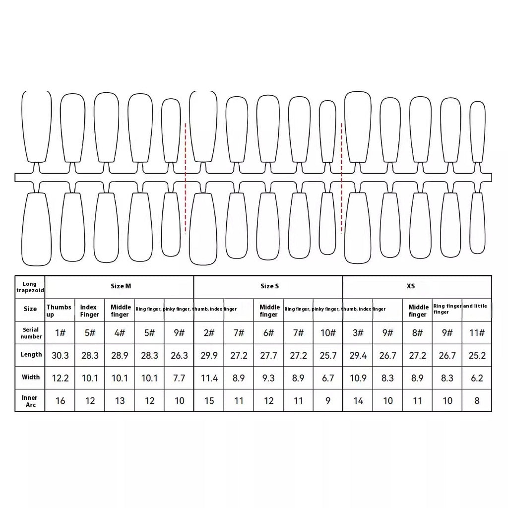 Press On Nails High-grade Long Crystal Plated Frosted Seal Nail Sticker