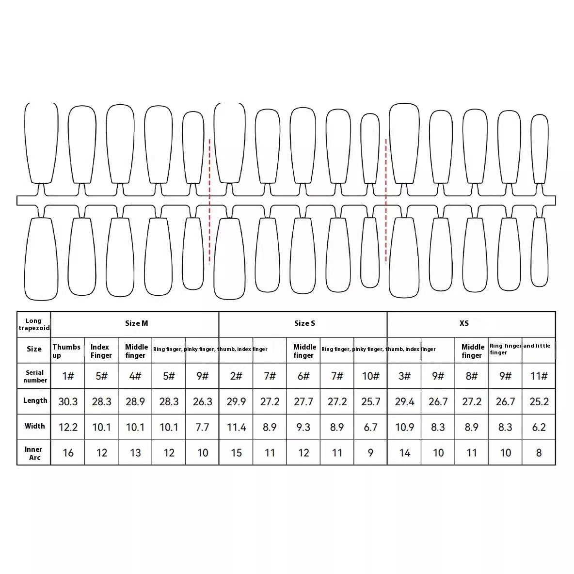 Press On Nails High-grade Long Crystal Plated Frosted Seal Nail Sticker