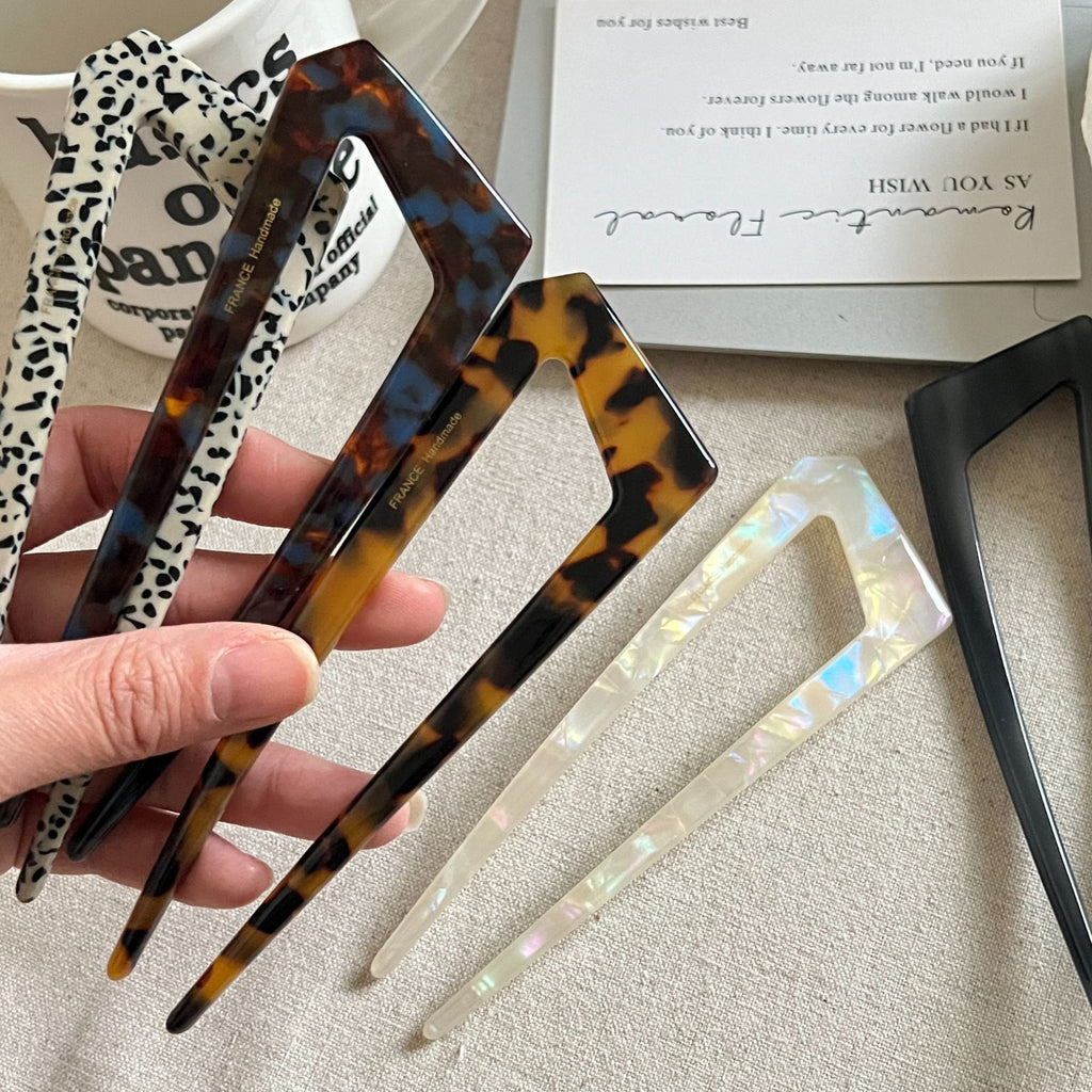 Simple U-shaped Irregular Hairpin For Updosversatile And Easy To Style