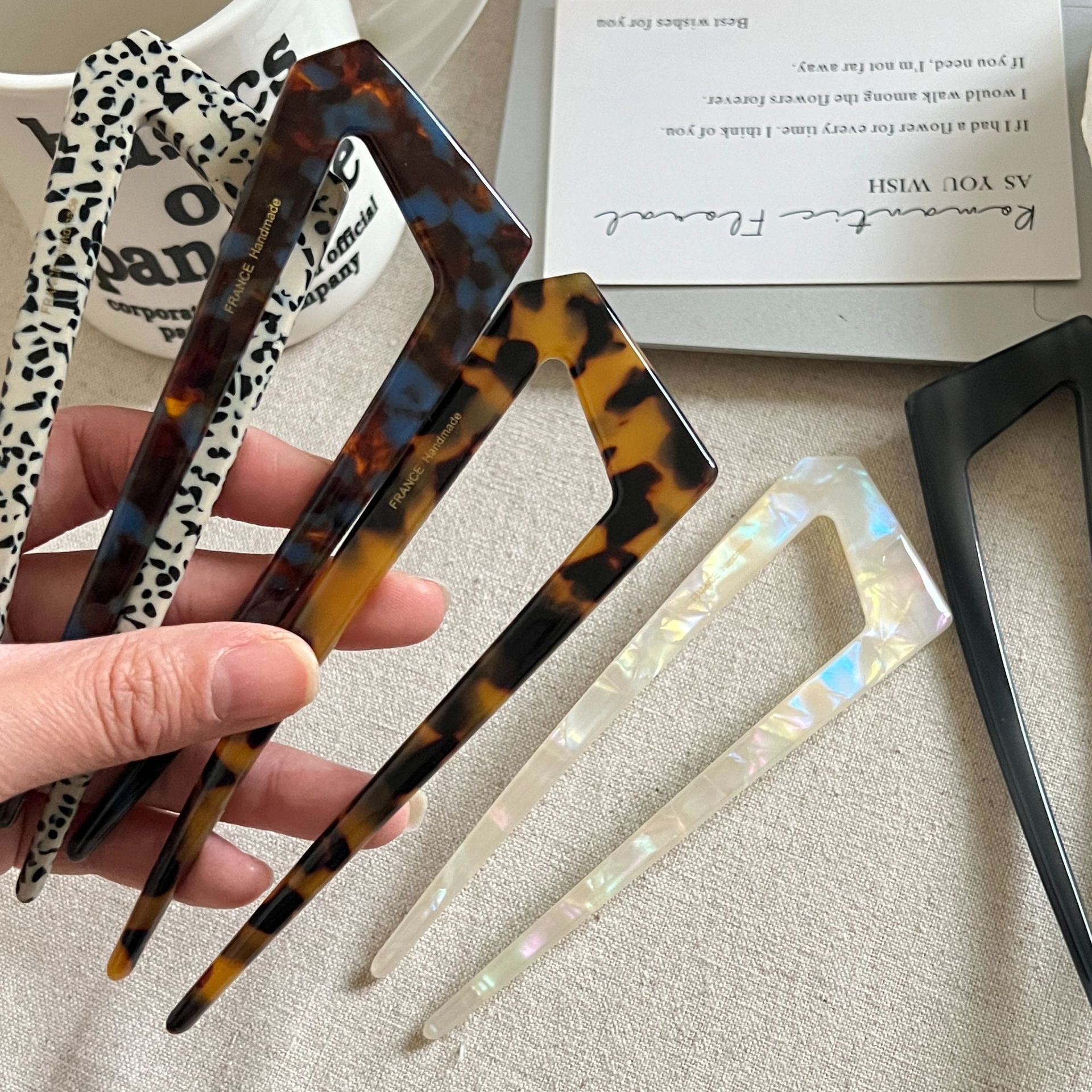 Simple U-shaped Irregular Hairpin For Updosversatile And Easy To Style