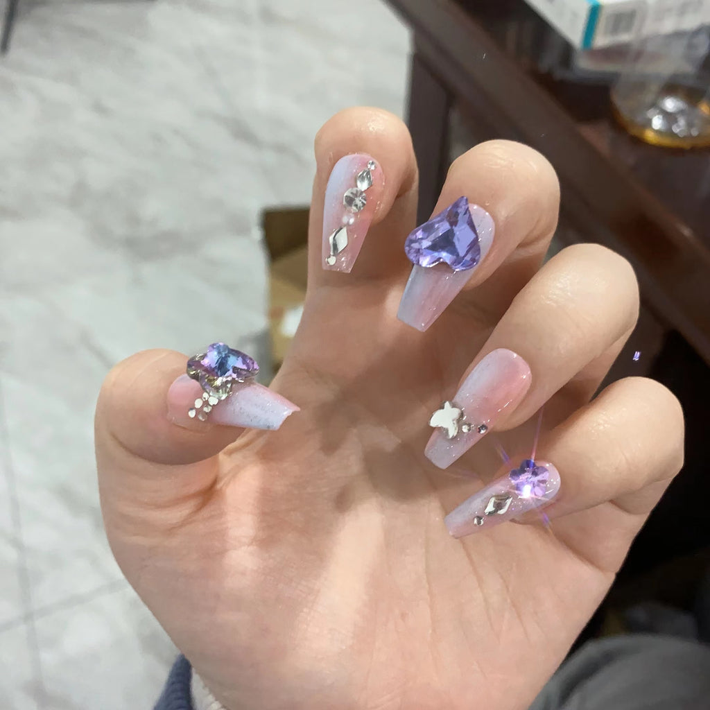 Take Butterfly Pigeon Egg False Nail Patch