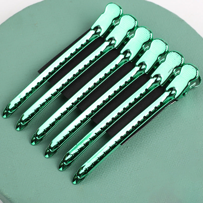 Stainless Steel Hair Styling Hair Root Fluffy Hand Push Corrugated Clip