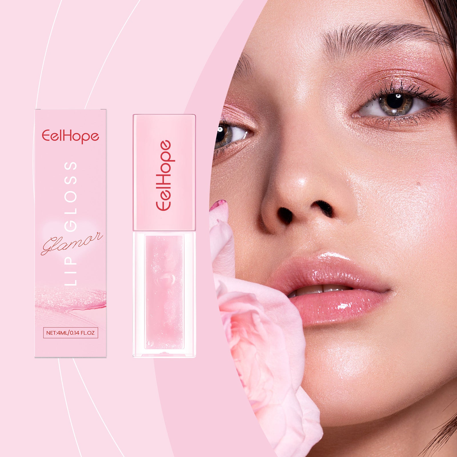Women's Soft And Elegant Makeup Trend With Bright And Long-lasting Lipstick