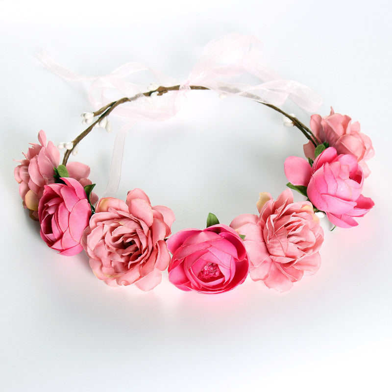 Fashion Flower Headband Seaside Travel