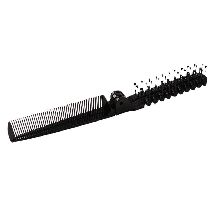 Portable Creative Double Folding Folding Comb Barrettes Supplies Comb