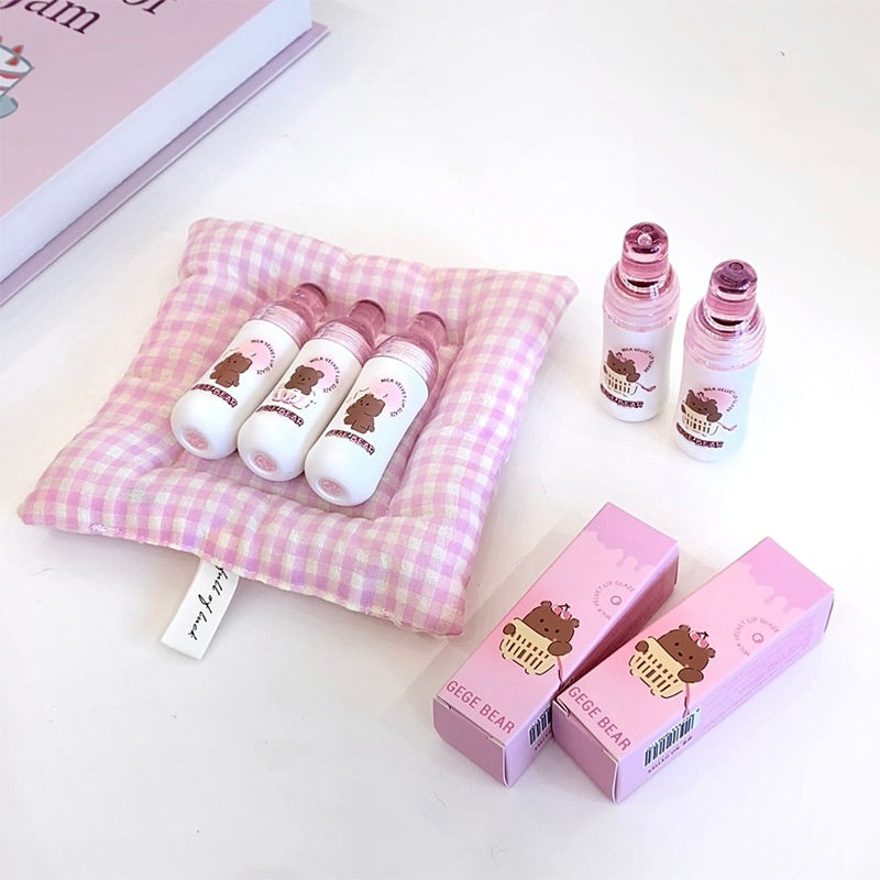Cute Plain Face Lasting Moisturizing Waterproof Colorfast Lip Lacquer