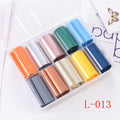 Nail Art Star Transfer Paper 10 Grid Set Color Silver Laser Nail Sticker Black And White Lace Transfer Paper