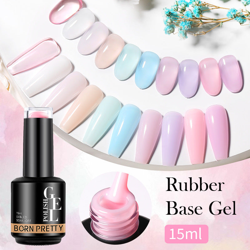 Born Pretty Nail Color Powder Transparent Function Phototherapy Plastic
