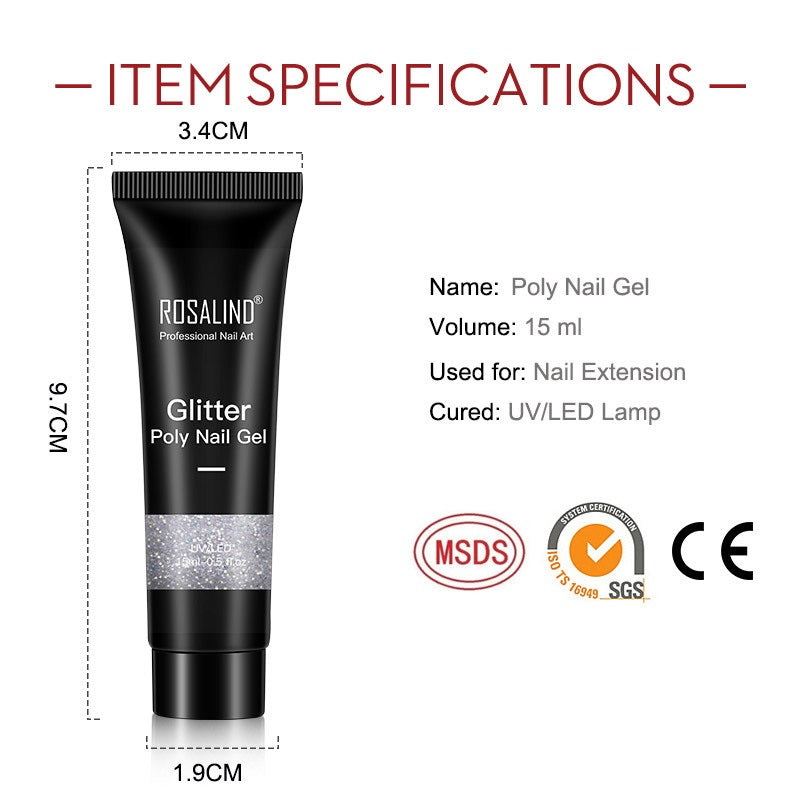 Rosalind Nail Enhancement Crystal Extension Glue Suit