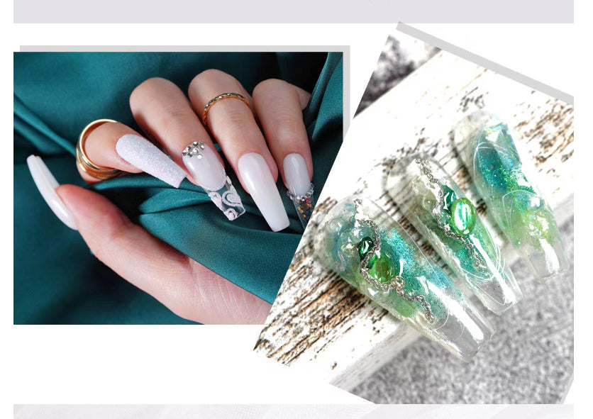 RhineStone 30g Black Technology Nail Tip Art Solid Magic Hose Gel Fake Glue Stick