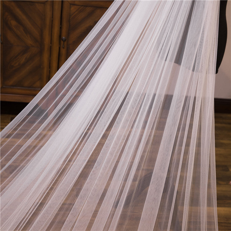 Wedding Accessories Studio Photography Broadband Hair Comb  Long Sequins Lace