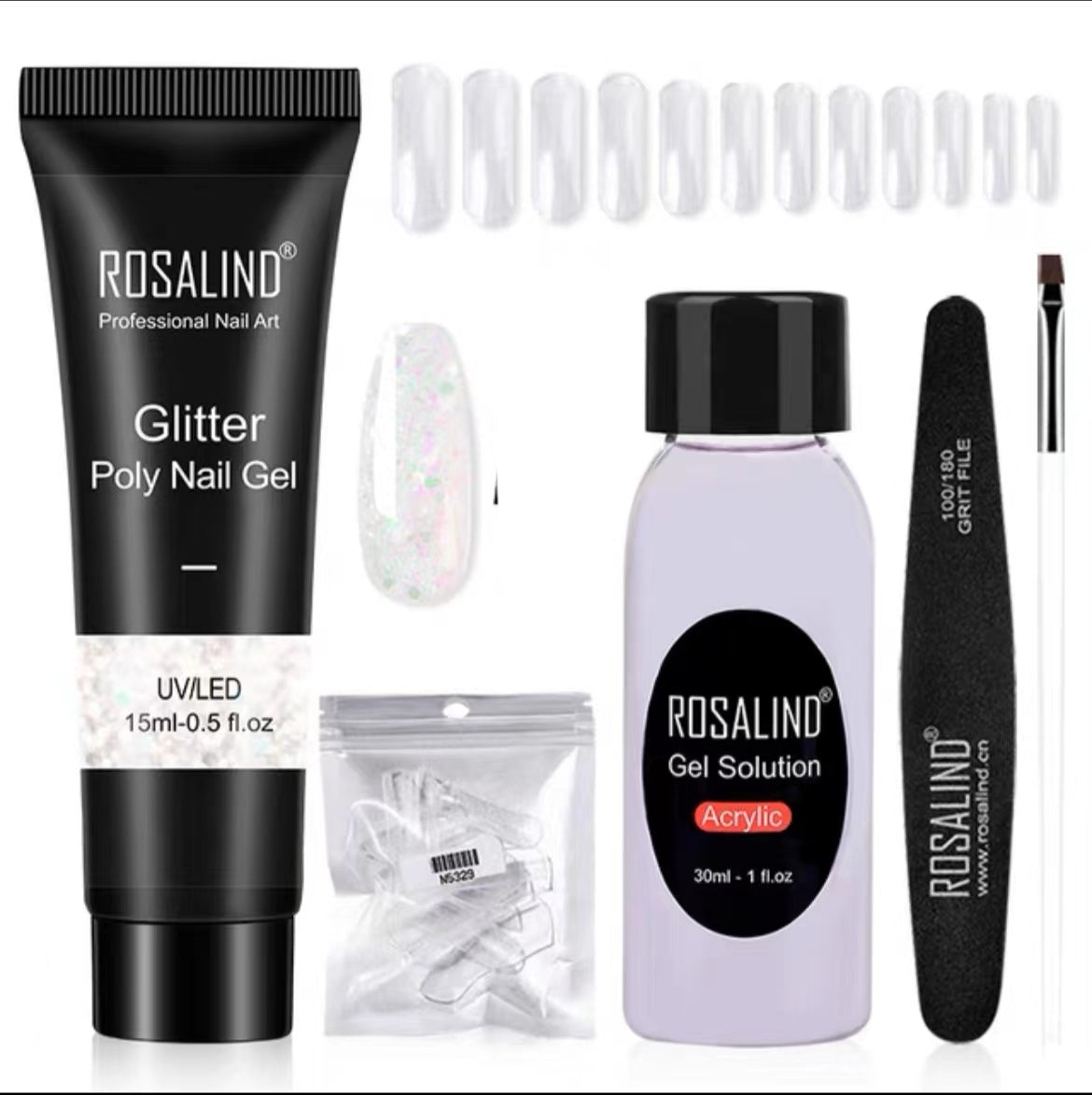 Rosalind Extension Gel Polish Kit For Manicure Poly Nail Gel Set For