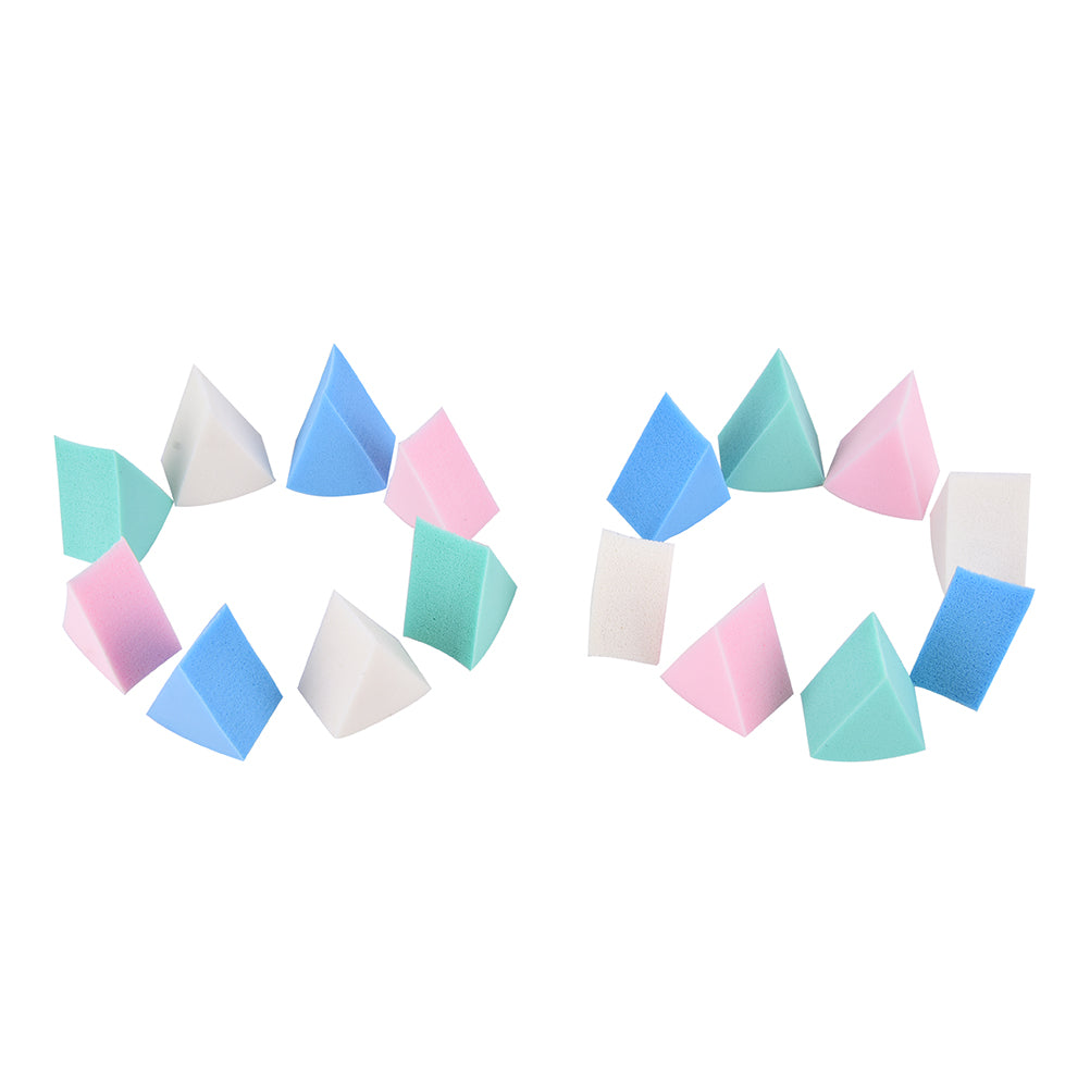 Round Wet And Dry Eight-cut Powder Puff Triangle Foundation Makeup Sponge