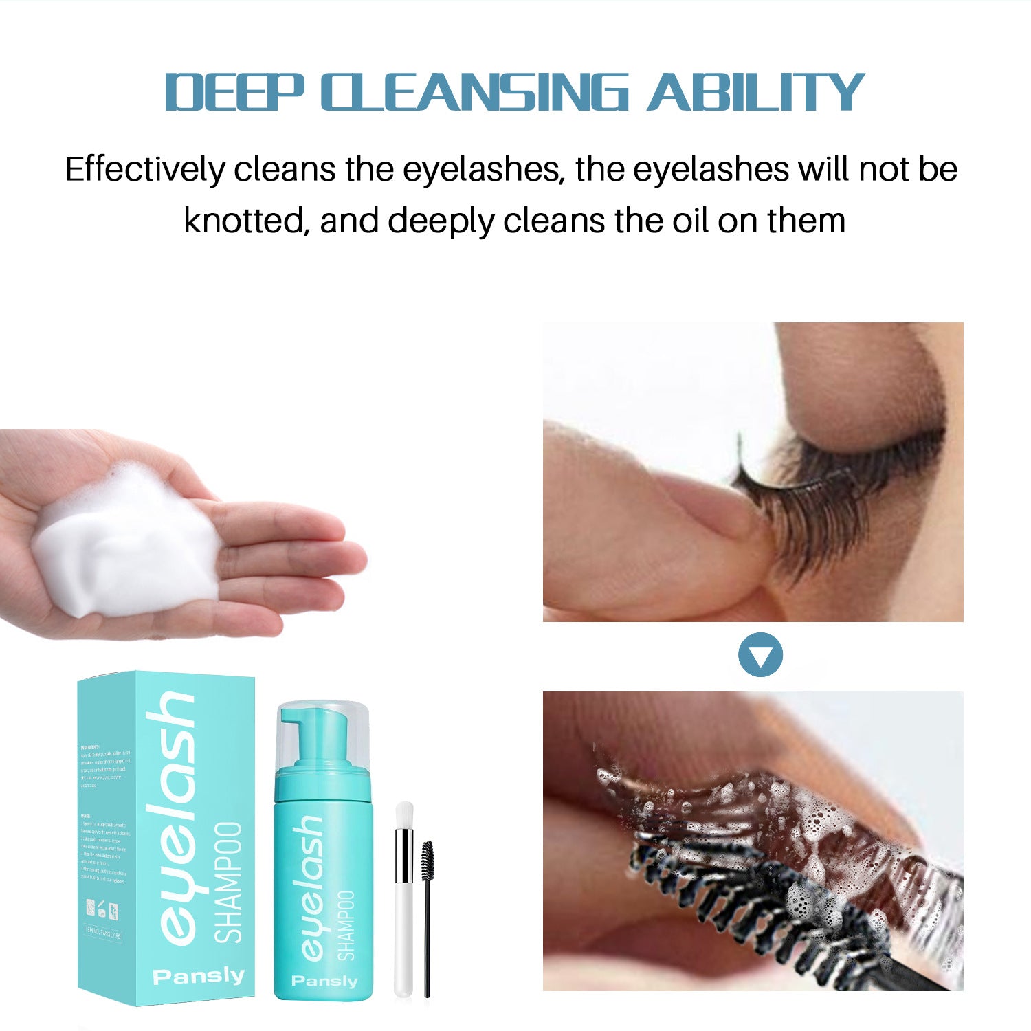 Eyelash Shampoo Cleaning Makeup Remover
