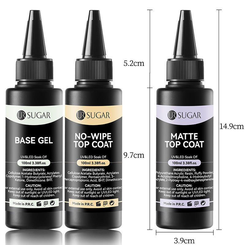 UR Sugar Large Bottle Bottom Rubber Seal Layers Polish Gel For Nail Beauty