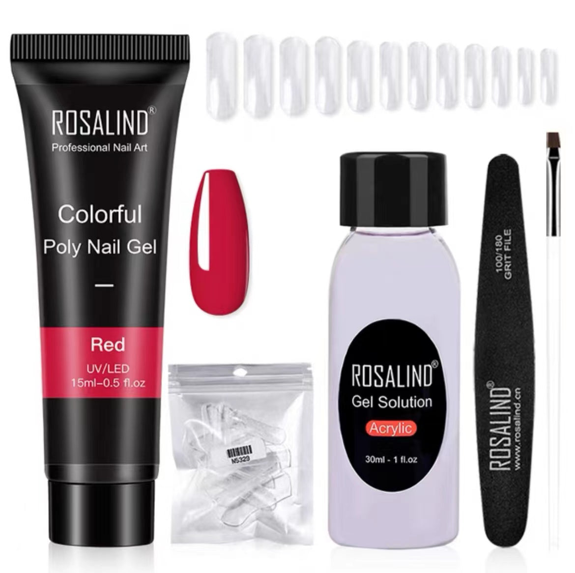Rosalind Extension Gel Polish Kit For Manicure Poly Nail Gel Set For