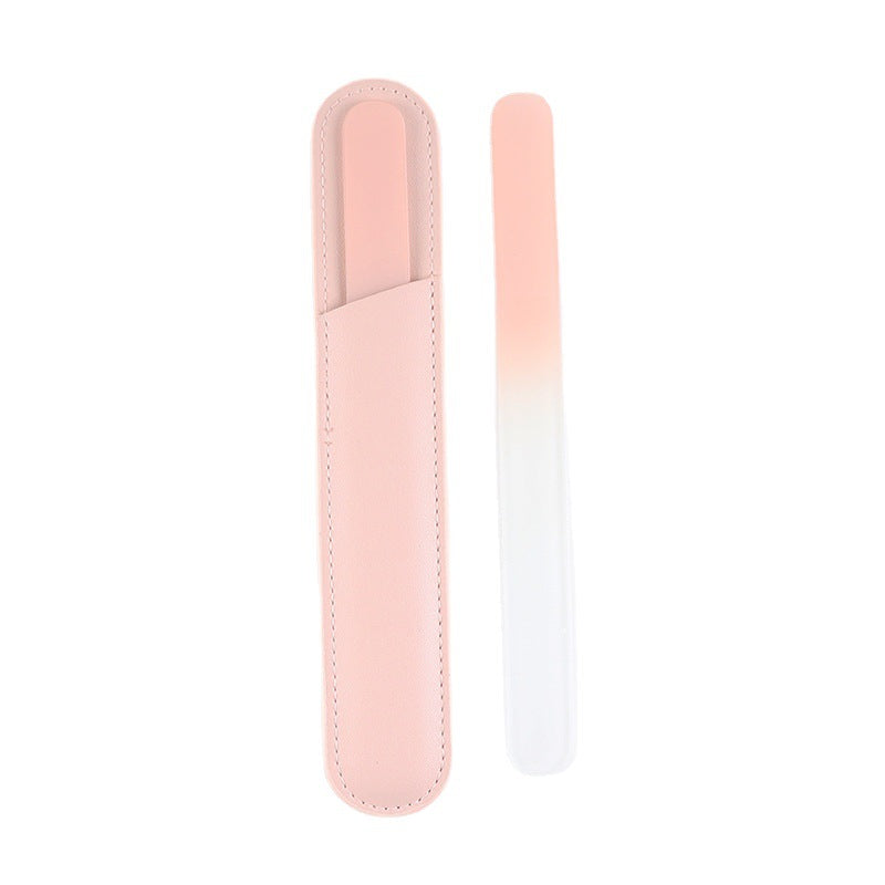Polished Manicure Implement Gradient Glass Nail File Single