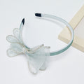 New Children's Mesh Gold Edge Bow Headband