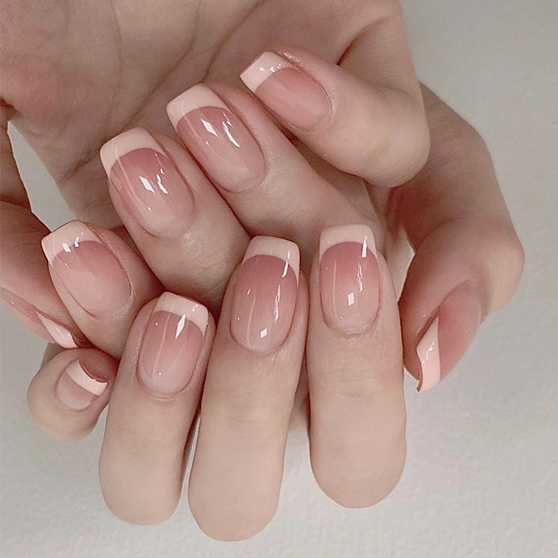 Wear Armor Simple And Short Gradient Nail Tips
