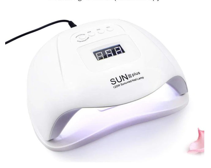 Sun Nail Art Tool Set Nail Polish Glue Phototherapy Lamp