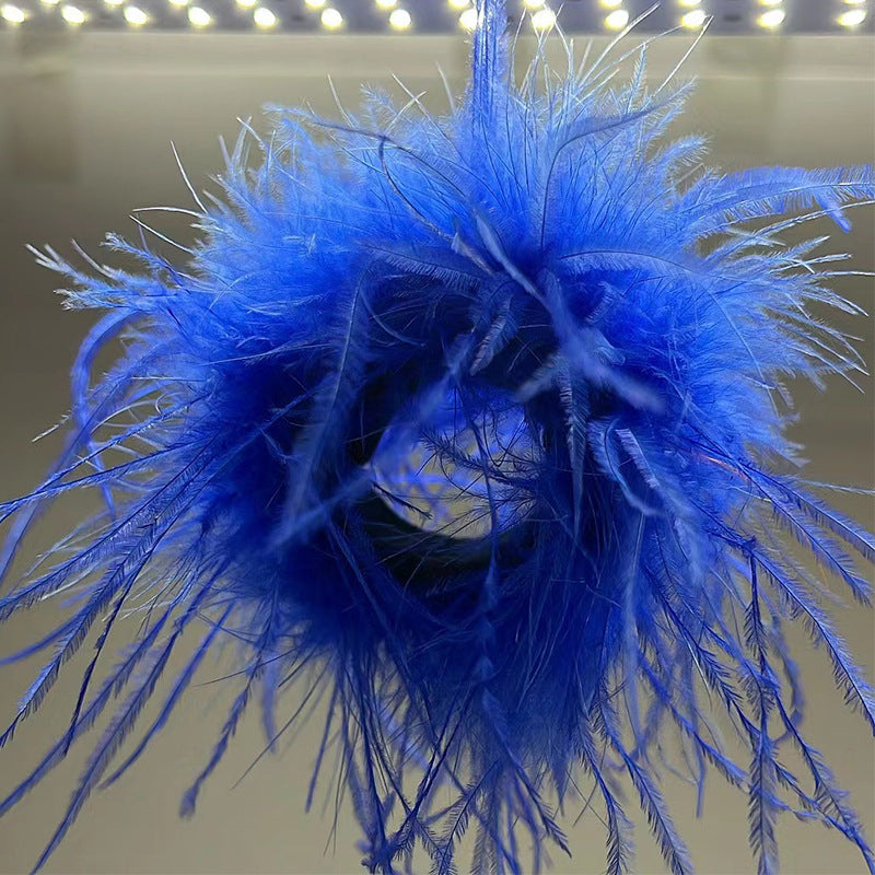 New Antique Snap Ring Bracelet Feather Wrist Band Jewelry Toy Headdress