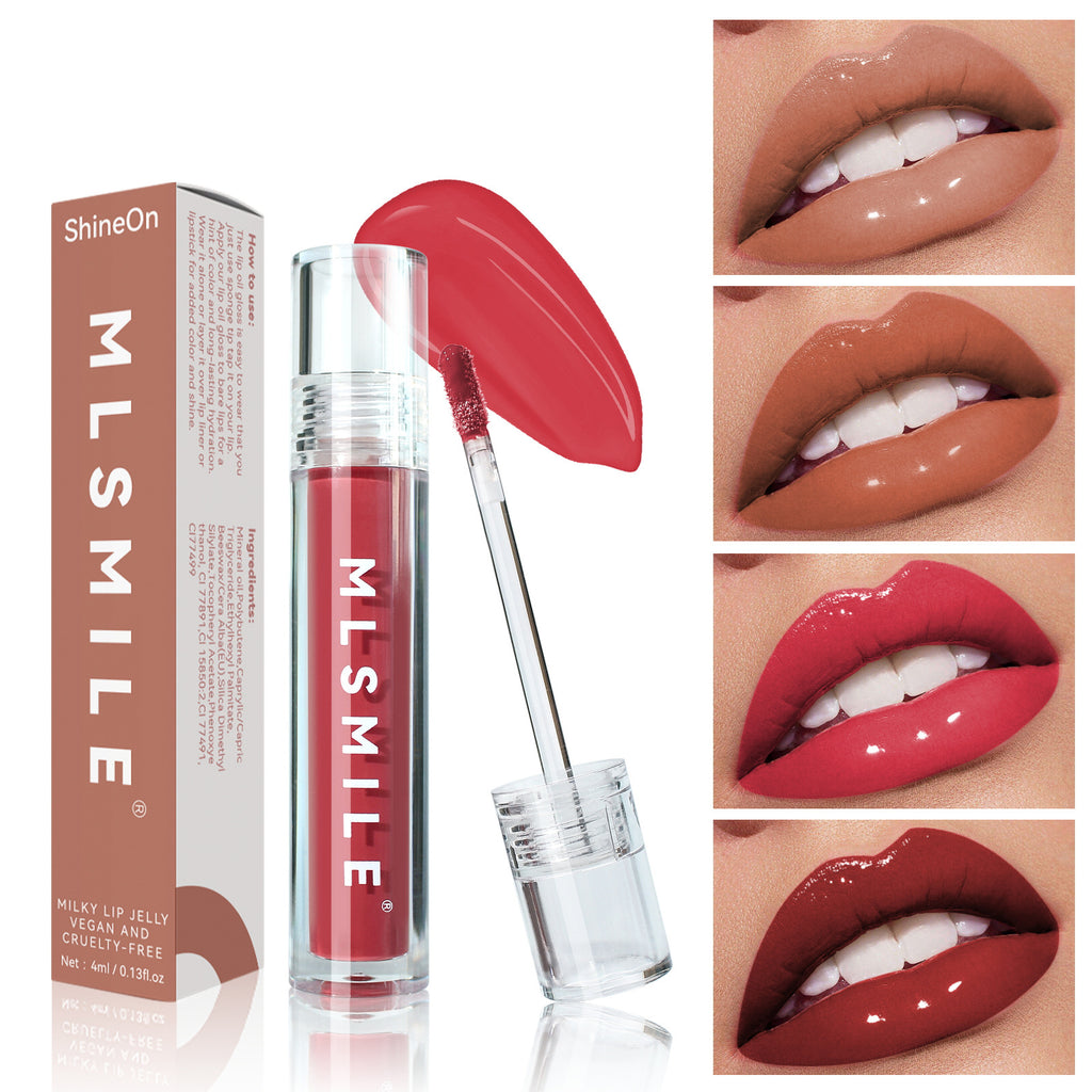 Cross-border Mirror Glass Lip Lacquer Water Light Toot Moisturizing And Nourishing