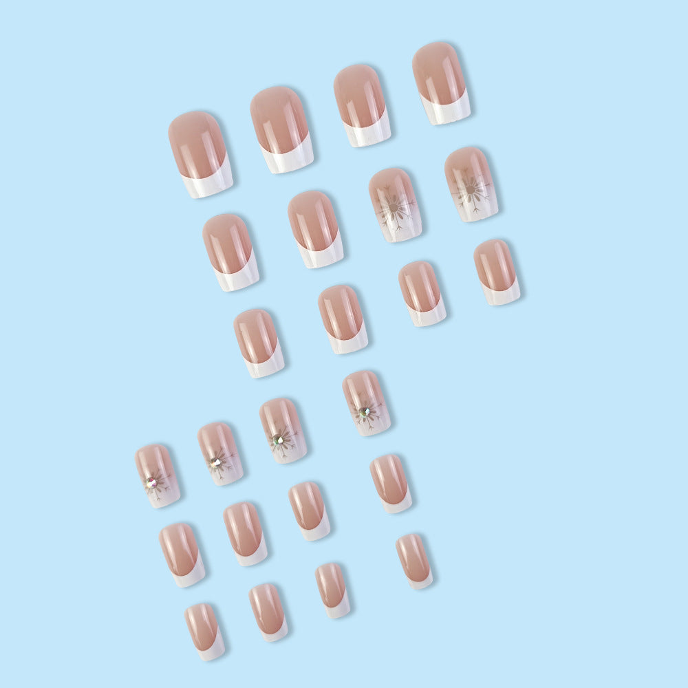 Fashion Wear French Removable Nail Patch
