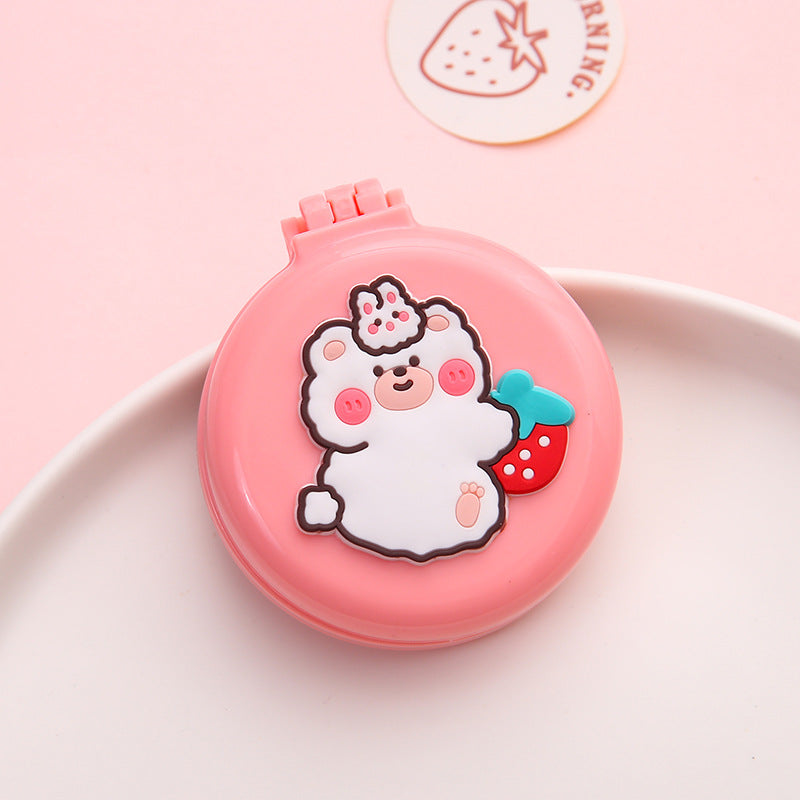 Cute Girly Heart Folding Airbag Comb