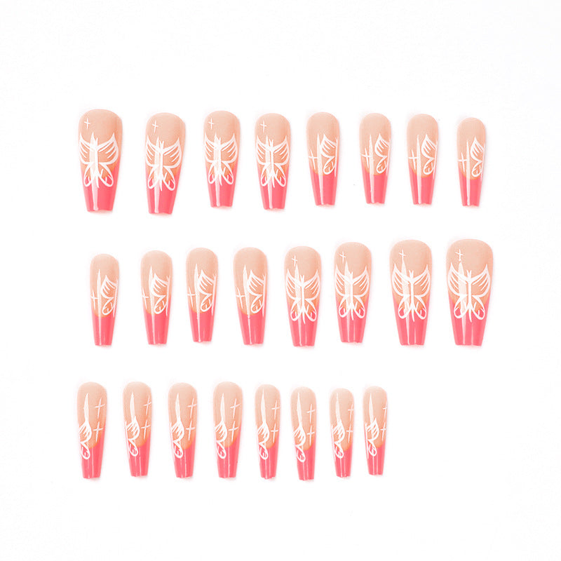 Fashion Butterfly Long Ballet Wear Nail Tip