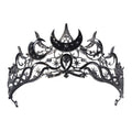 European And American Dark Crescent Shape Design Bridal Wedding Crown
