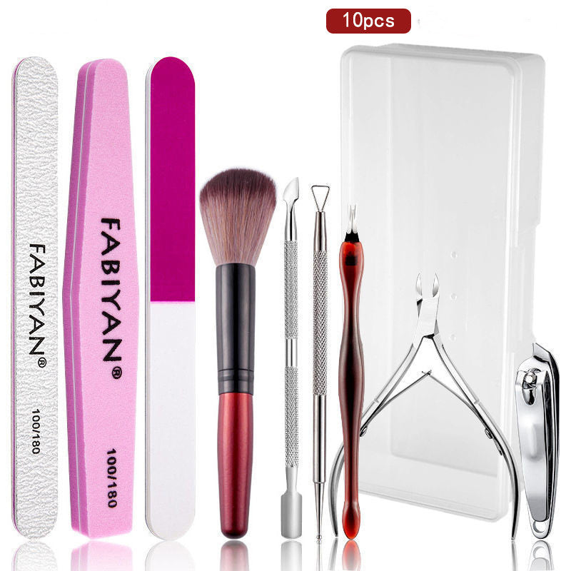 Fabiyan Polishing Nail File Polishing Strip Nail Art Tool Set