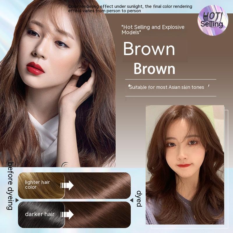 Jiang Xiaocai Hair Dye To Mask White Hair And Bubble Plants