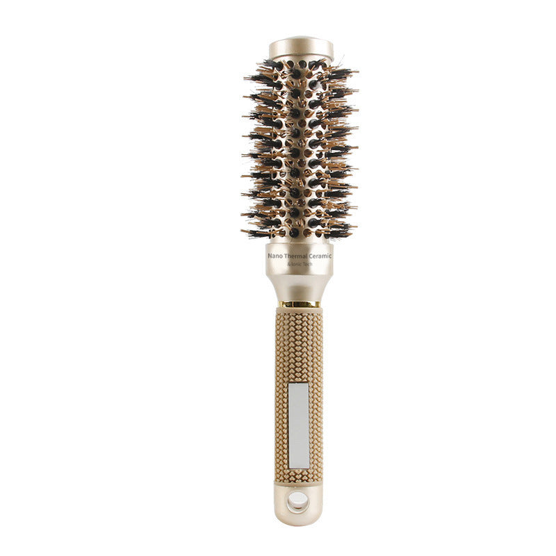 Bristle Hair Curling Comb Big Wave Curly Hair Aluminum Tube Comb
