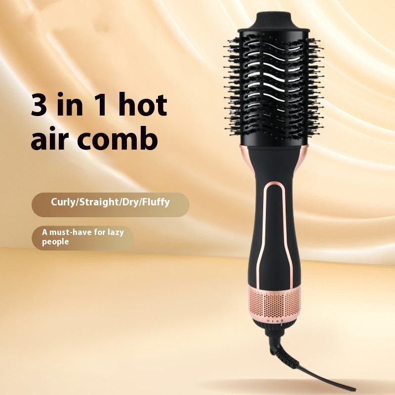 Three-in-one Blowing Combs Rolls Straight Comb