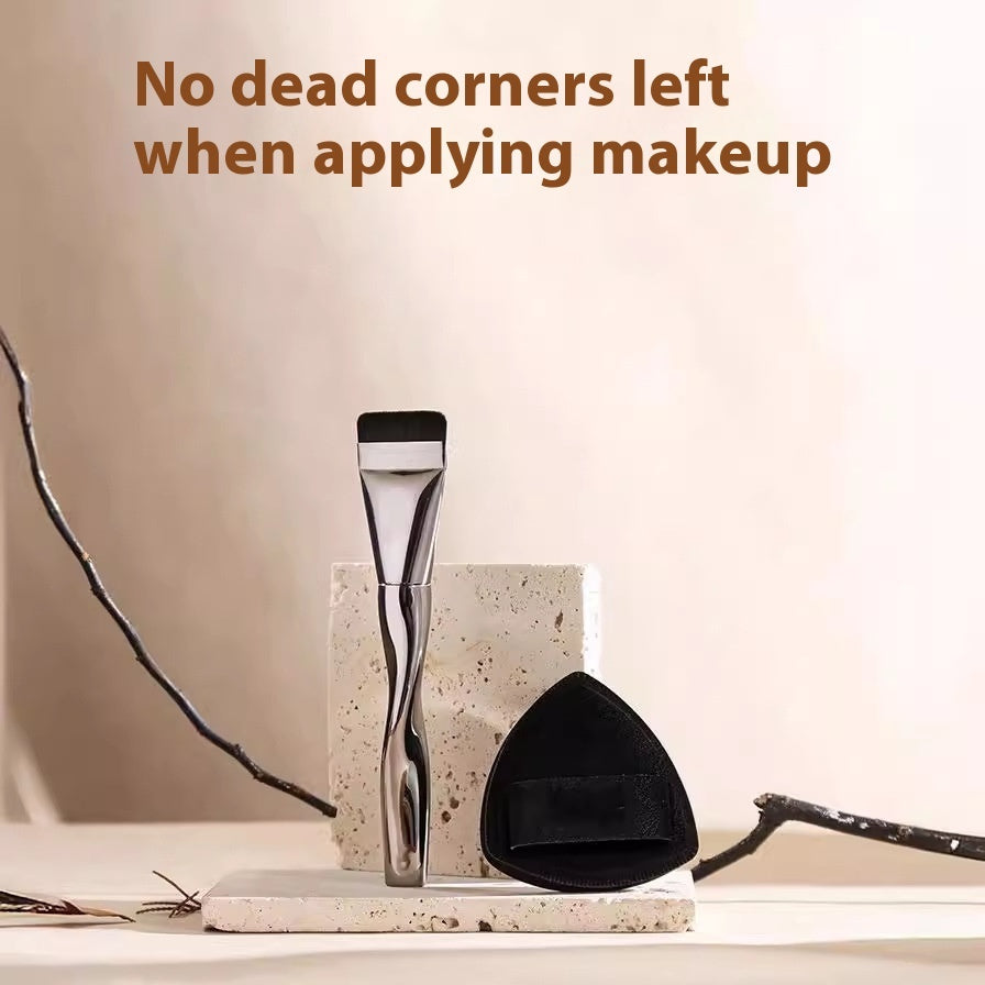 Spiral One-shaped Powder Foundation Brush Lightweight Smear-proof Makeup Beauty Tools