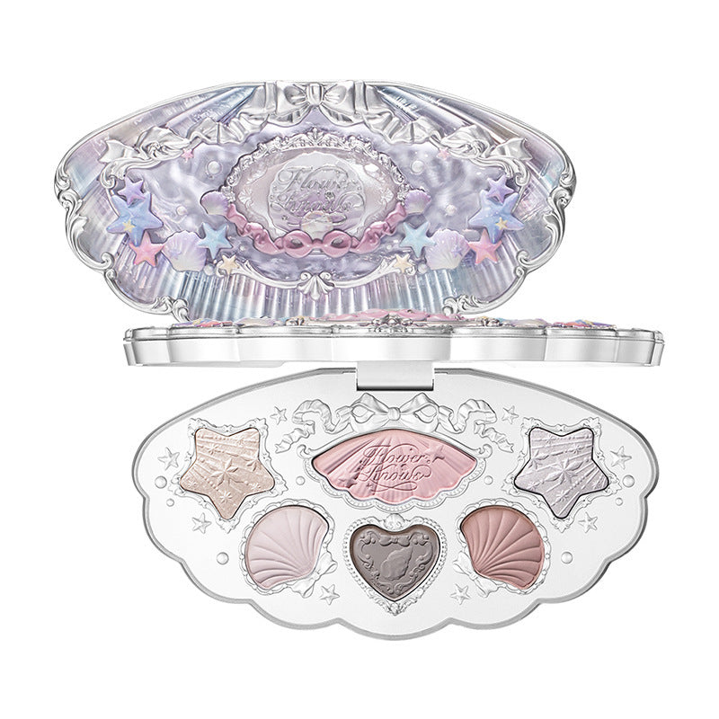 Flower knows Lipstick Blush And Eyeshadow Palette Makeup Beauty Enhancing Gift Set