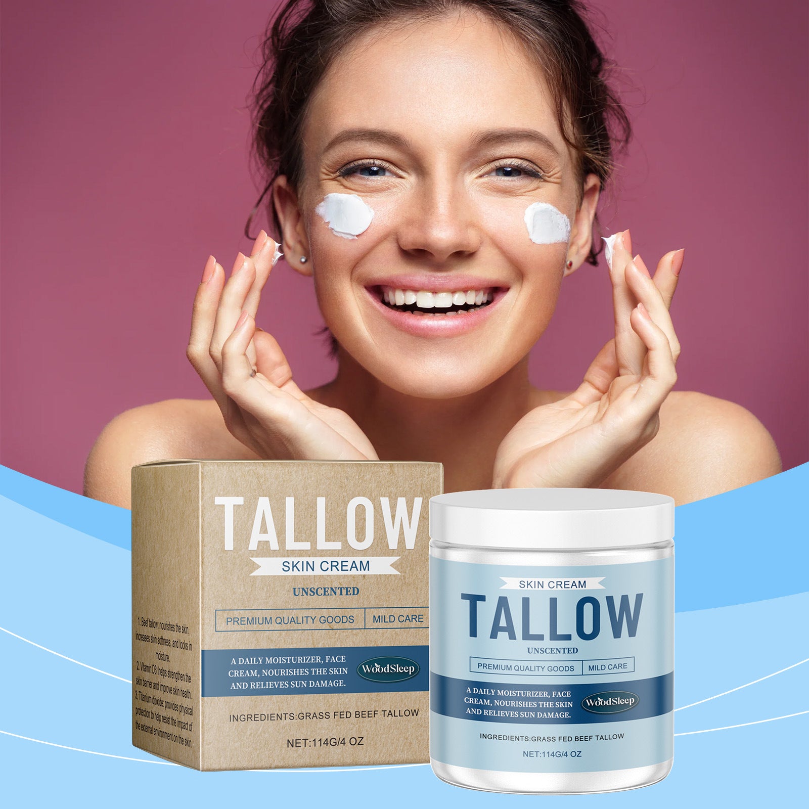 Butter Moisturizing Facial Cream Hydrating Repair Dry