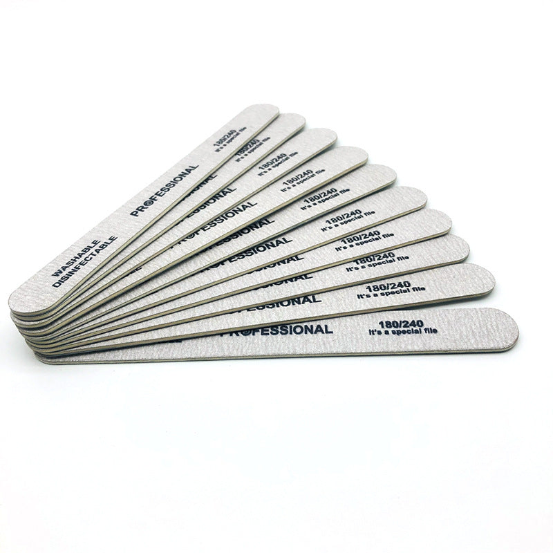 Wood Chip File Veneer Nail Rubbing Double-sided Shaping Sanding Strip