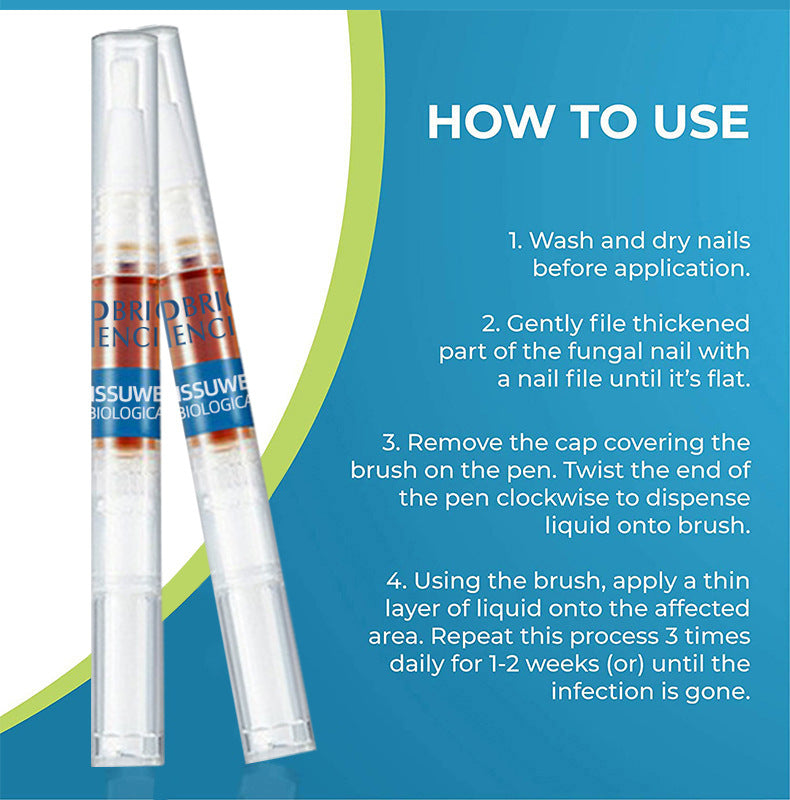 Issuwen Gray Nail Pen 4 Pack Repairing Liquid