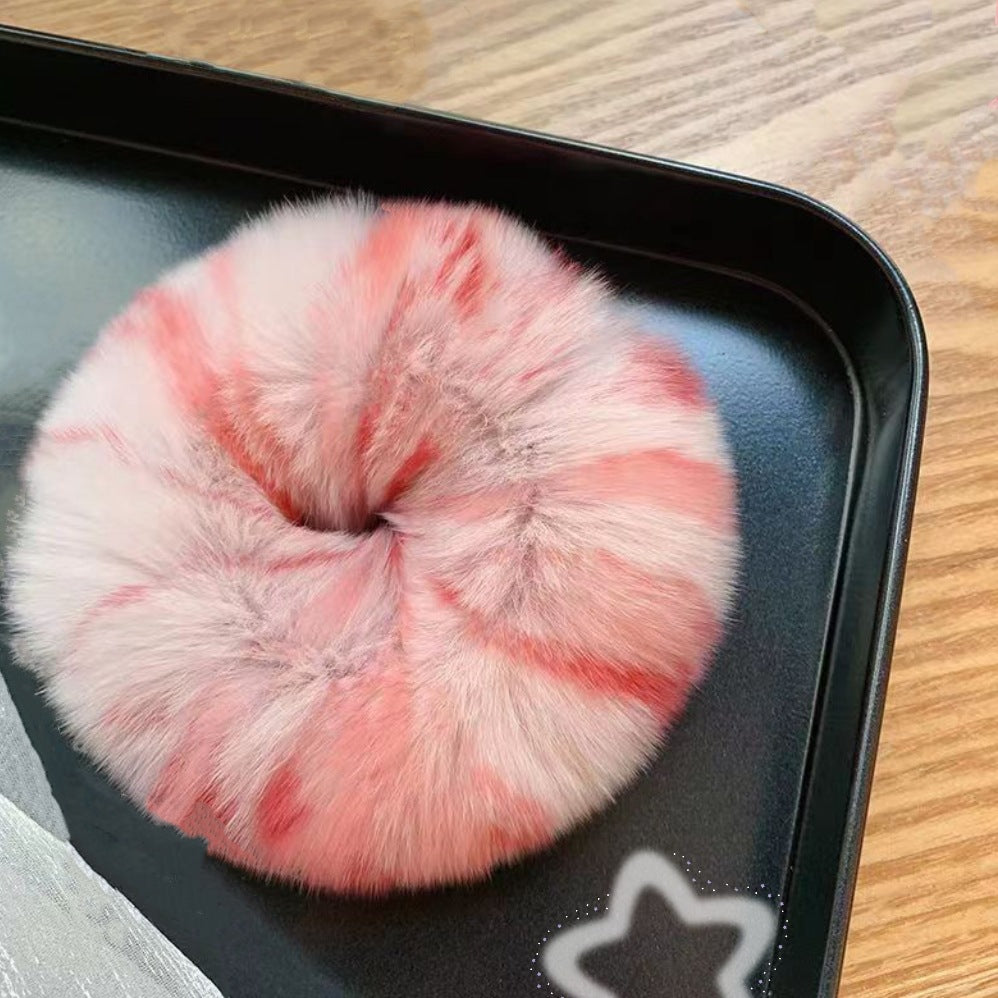 Plush Hair Ring Simple Female Cute