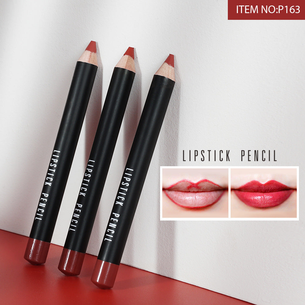 No Stain On Cup 12cm Thick Wooden Rod Lipstick
