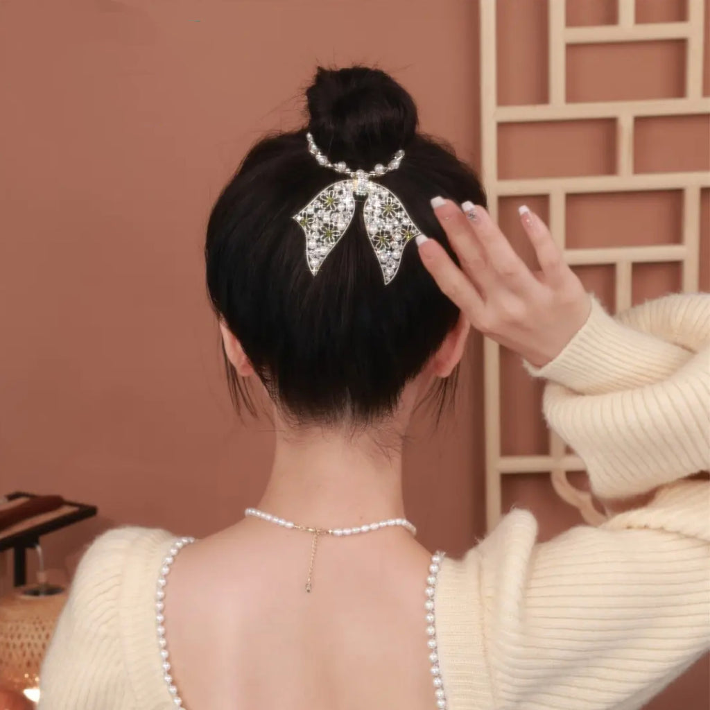 Hair Accessories High-end Romantic Flowers And Butterflies Retro