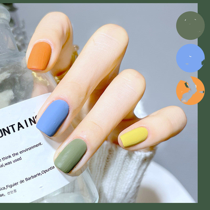 Maxfine Water-based Matte Nail Polish Autumn And Winter Color Matte Matte Texture