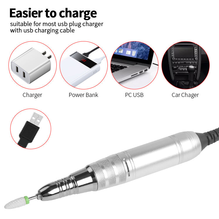 Household Minimalist Portable Nail Polishing Machine Set