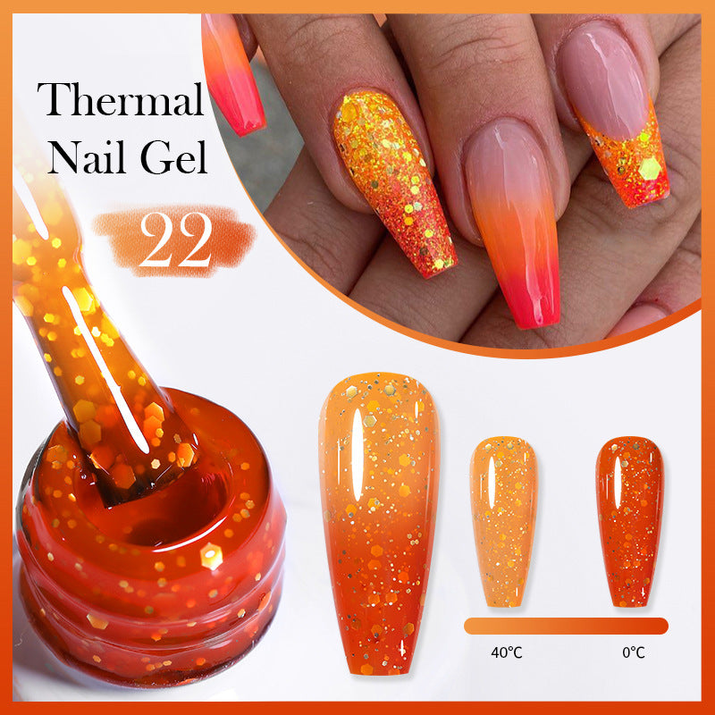 Thermal Nail Gel Simple Home Candy Gradient Color Change UV Polish
